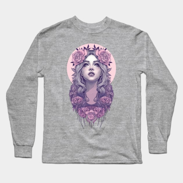 Moon Child Long Sleeve T-Shirt by DarkSideRunners